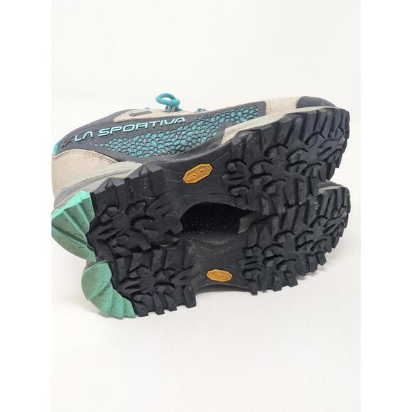La Sportiva Genesis Low GTX Grey/Mint Women Size 8.5 - Picture 6 of 7
